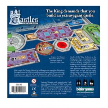 Настольная игра Bezier Games Castles of Mad King Ludwig (Замки божевільного кор Фото 1