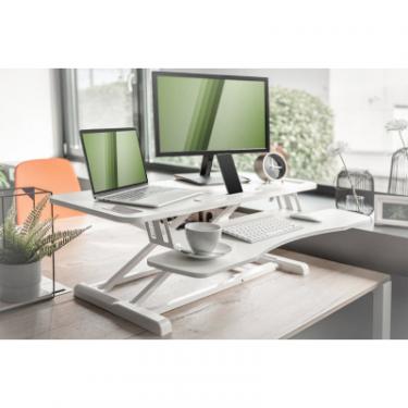 Столик для ноутбука Digitus Ergonomic Workspace Riser, 11-46cm, white Фото 6