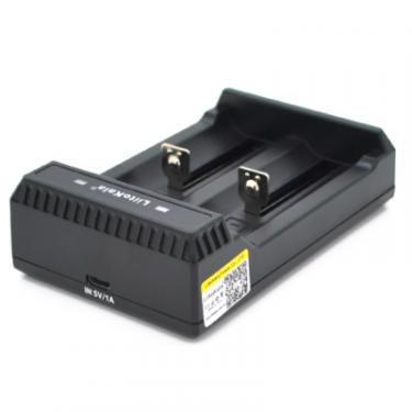 Зарядное устройство для аккумуляторов Liitokala 2 Slots, LED, Li-ion, 10430/10440/14500/16340/1767 Фото 1