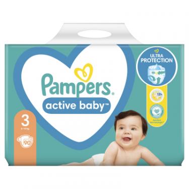 Подгузники Pampers Active Baby Mid Розмір 3 (6-10 кг) 90 шт Фото 1