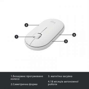 Комплект Logitech MK470 Slim Wireless UA Off-White Фото 6