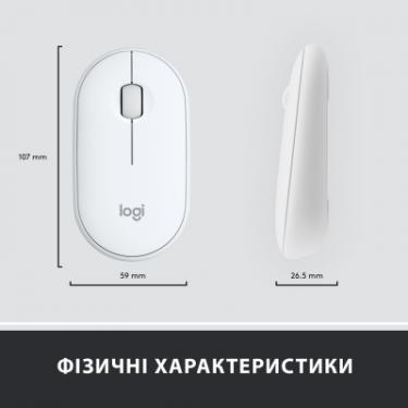 Комплект Logitech MK470 Slim Wireless UA Off-White Фото 8