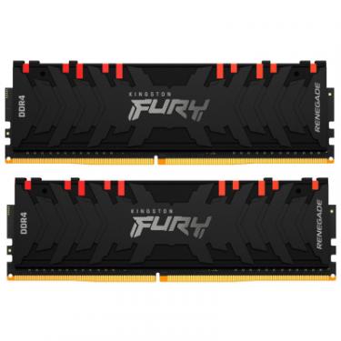 Модуль памяти для компьютера Kingston Fury (ex.HyperX) DDR4 16GB (2x8GB) 4600 MHz FURY Renegade RGB Black Фото