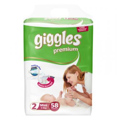 Подгузники Giggles Premium Mini 3-6 кг 58 шт. Фото