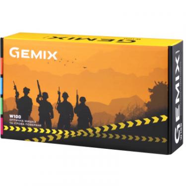 Мышка Gemix W100 USB Black/Gray + ігрова поверхня Фото 8