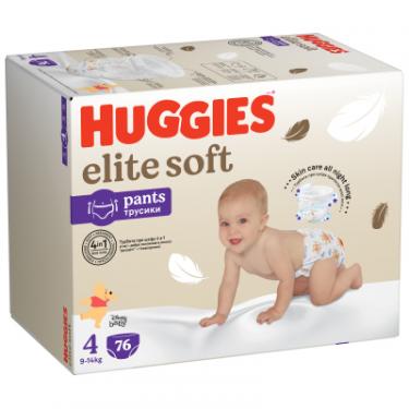 Подгузники Huggies Elite Soft 4 (9-14 кг) Box 76 шт Фото 1