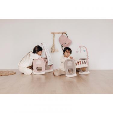 Игровой набор Smoby Toys Колиска Baby Nurse з мобілем Сіро-біла Фото 3