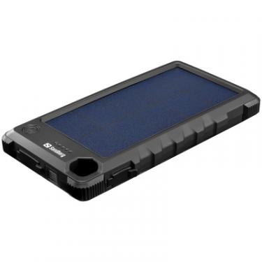 Батарея универсальная Sandberg 10000mAh, Outdoor IP66, Solar Panel 5V/300mA, USB- Фото