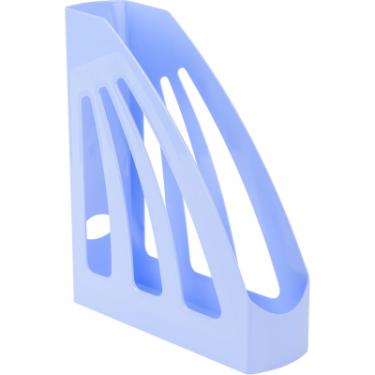 Лоток для бумаг Axent вертикальний Pastelini, блакитний Фото