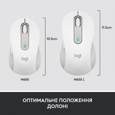 Мышка Logitech Signature M650 L Wireless Mouse for Business Off-W Фото 6