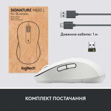 Мышка Logitech Signature M650 L Wireless Mouse for Business Off-W Фото 8