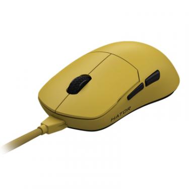 Мышка Hator Quasar Essential USB Yellow Фото 1