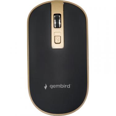 Мышка Gembird MUSW-4B-06-BG Wireless Black-Gold Фото