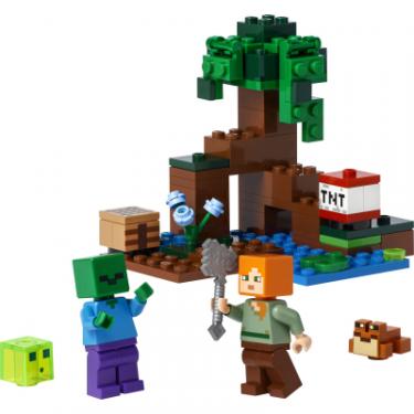 Конструктор LEGO Minecraft Пригоди на болоті 65 деталей Фото 1