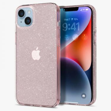 Чехол для мобильного телефона Spigen Apple iPhone 14 Liquid Crystal Glitter, Rose Quart Фото 2