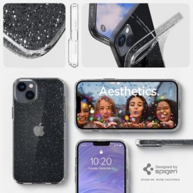 Чехол для мобильного телефона Spigen Apple iPhone 14 Liquid Crystal Glitter, Rose Quart Фото 8