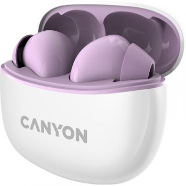 Наушники Canyon TWS-5 Purple Фото 1