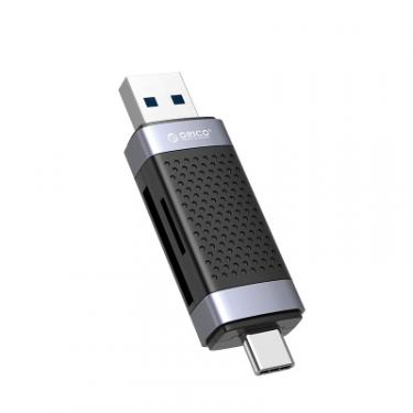 Считыватель флеш-карт Orico TF+SD Dual Port USB2.0 Фото