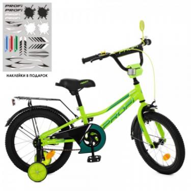 Детский велосипед Prof1 16" Prime Зелений Фото