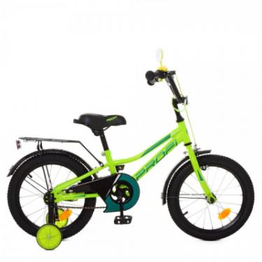 Детский велосипед Prof1 16" Prime Зелений Фото 1