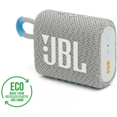 Акустическая система JBL Go 3 Eco White Фото