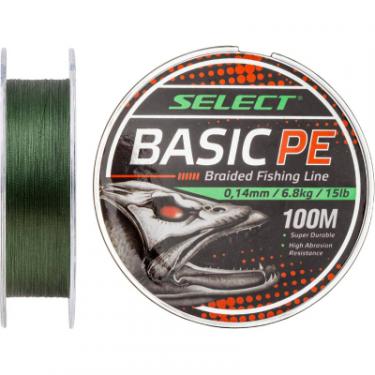 Шнур Select Basic PE 100m Dark Green 0.14mm 15lb/6.8kg Фото