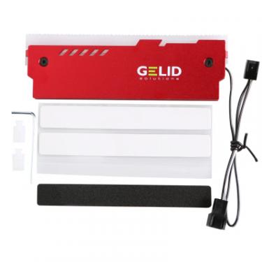 Охлаждение для памяти Gelid Solutions Lumen RGB RAM Memory Cooling Red Фото 1