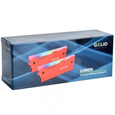 Охлаждение для памяти Gelid Solutions Lumen RGB RAM Memory Cooling Red Фото 5