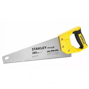 Ножовка Stanley SHARPCUT із загартованими зубами, L380мм, 11 tpi. Фото 1