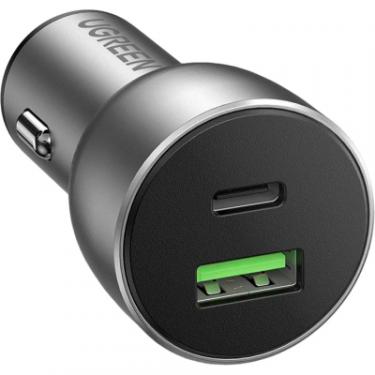 Зарядное устройство Ugreen QC 3.0+QC 3.0 Dual USB-A 36W Fast Car Charger Spac Фото 1