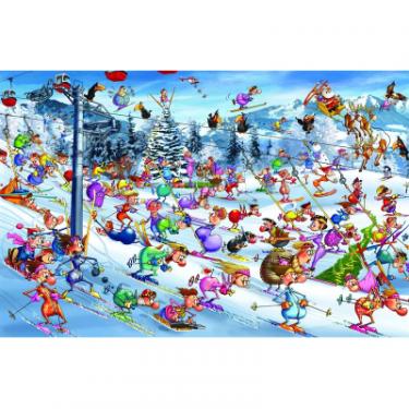 Пазл Piatnik Різдв'яне катання на лижах, 1000 елементів Фото 1