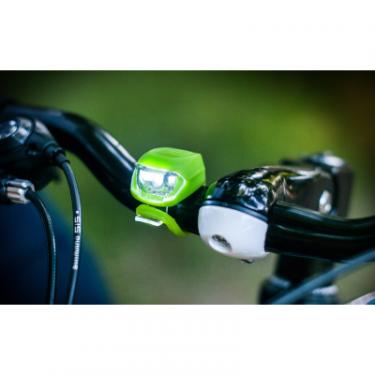Комплект велофар Good Bike Silicone LED Green Фото 8