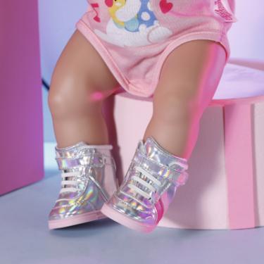 Аксессуар к кукле Zapf Взуття для ляльки Baby Born - Cріблясті кросівки Фото 3