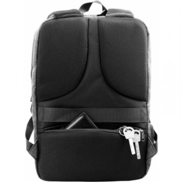 Рюкзак школьный Optima 17.5" USB Techno чоловічий 0.7 кг 6-15 л Світло-сі Фото 1