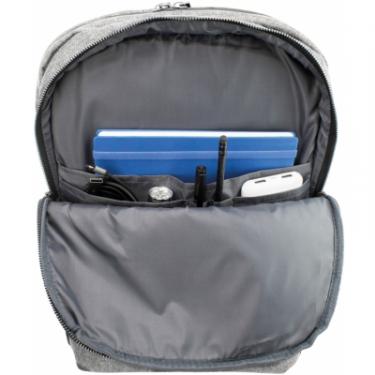 Рюкзак школьный Optima 17.5" USB Techno чоловічий 0.7 кг 6-15 л Світло-сі Фото 2
