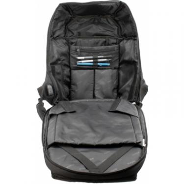 Рюкзак школьный Optima 18.5" USB Anti-Theft унісекс 0.7 кг 16-25 л Синій Фото 4