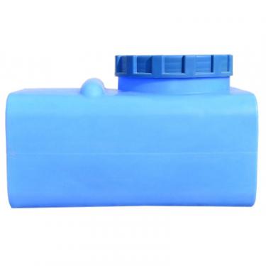Емкость для воды Пласт Бак квадратна харчова 100 л прямокутна синя Фото 2
