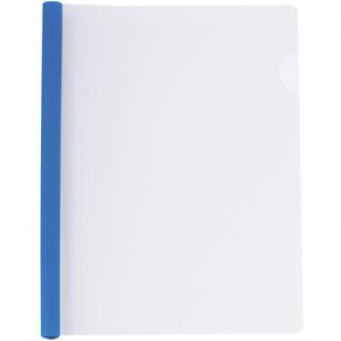 Папка-скоросшиватель Economix А4 з планкою-затиском 10 мм (2-65 аркушів), синя Фото