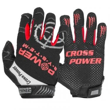 Перчатки для фитнеса Power System Cross Power PS-2860 Black/Red S Фото