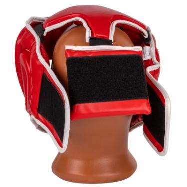 Боксерский шлем PowerPlay 3100 PU Червоний XL Фото 2