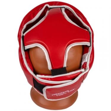 Боксерский шлем PowerPlay 3100 PU Червоний XL Фото 3