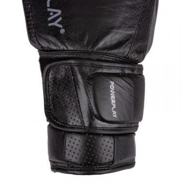 Боксерские перчатки PowerPlay 3087 Magnum Чорні 14 унцій Фото 3