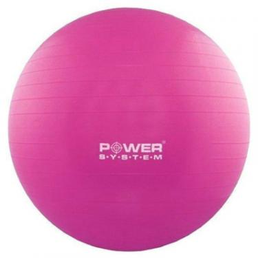 Мяч для фитнеса Power System PS-4013 Pro Gymball 75 cm Pink Фото 1
