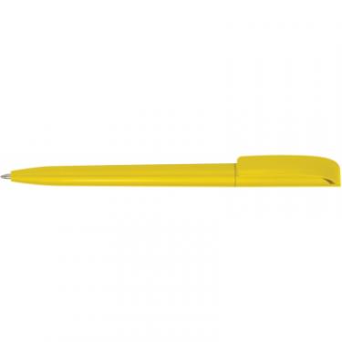 Ручка шариковая Economix promo GIRONA. Корпус жовтий, пише синім Фото