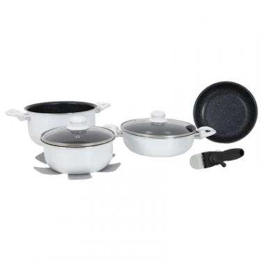 Набор посуды Gimex Cookware Set induction 7 предметів White Фото