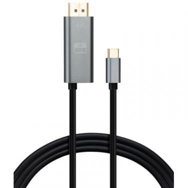 Кабель мультимедийный Vinga USB-C to DisplayPort 1.5m v1.2 4K60Hz PD 100W port Фото