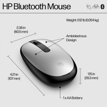 Мышка HP 240 Bluetooth Silver Фото 3