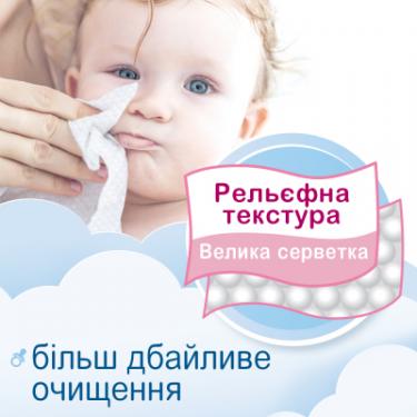 Детские влажные салфетки Smile baby для новонароджених з клапаном 72 шт Фото 3
