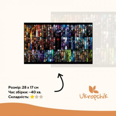 Пазл Ukropchik дерев'яний DotA size - M в коробці з набором-рамко Фото 1
