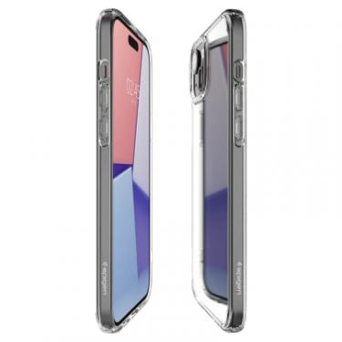 Чехол для мобильного телефона Spigen Apple iPhone 15 Crystal Hybrid Crystal Clear Фото 3